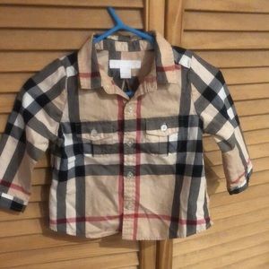 Baby Burberry shirt